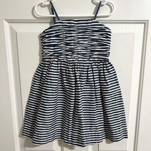 EUC Sz 4T Ralph Lauren Blue Striped Dress